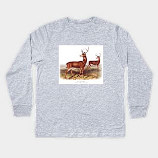 Columbian Black-Tailed Deer Kids Long Sleeve T-Shirt